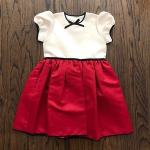 NWT Livly Red + Cream Holiday Dress